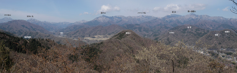 厄王院からのパノラマ