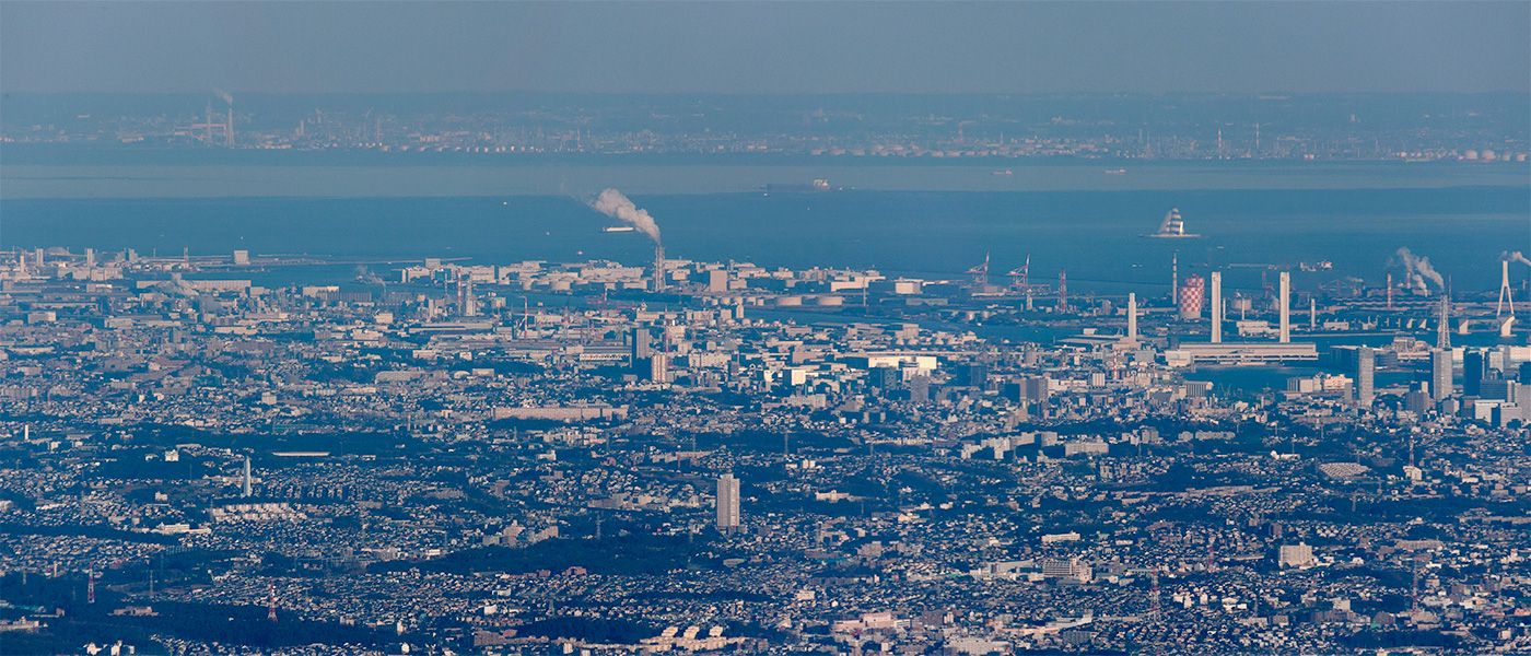 丹沢大山から超望遠撮影