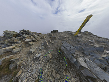 五竜岳山頂360°