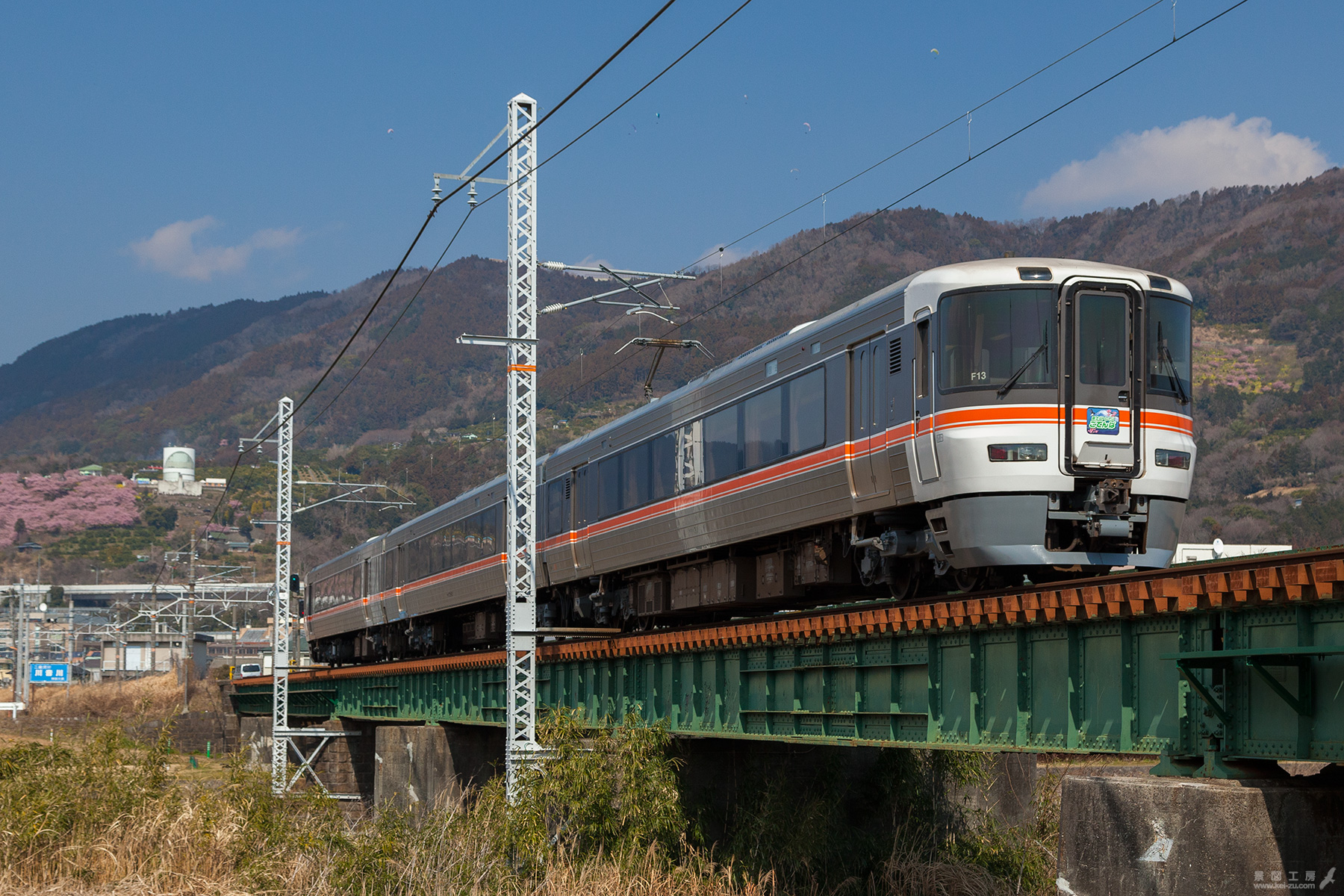 御殿場線　373系臨時急行「富士山トレインごてんば号」