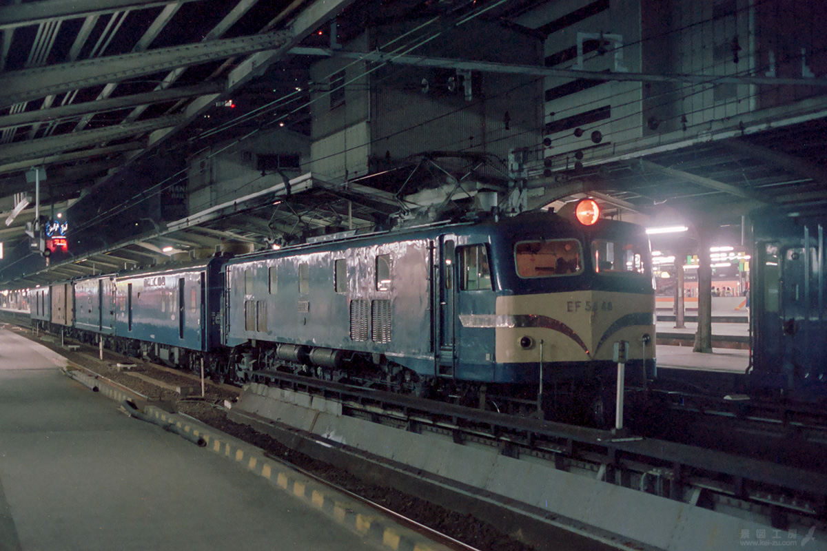 EF58-48が牽く荷物列車