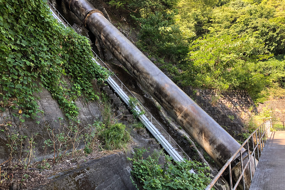 ５号機水圧鉄管