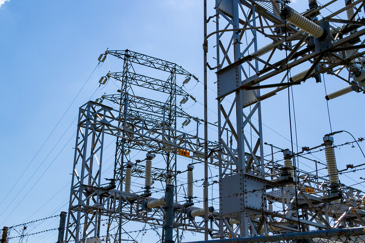 大勝線 No.102鉄塔と接続